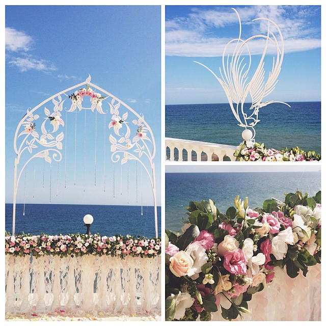 Свадебная церемония в Крыму на море